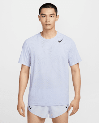 Nike AEROSWIFT 陸上用シャツ Mサイズ 青 Nike AEROSWIFT 青 Vネックシャツ L - メルカリ